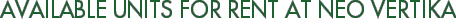 Available Units For Rent at Neo Vertika