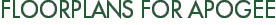 Floorplans for Apogee